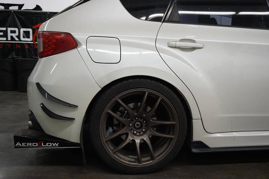 2011-2014 Wrx/Sti Rear Bumper Canards V1 (Hatchback Only)