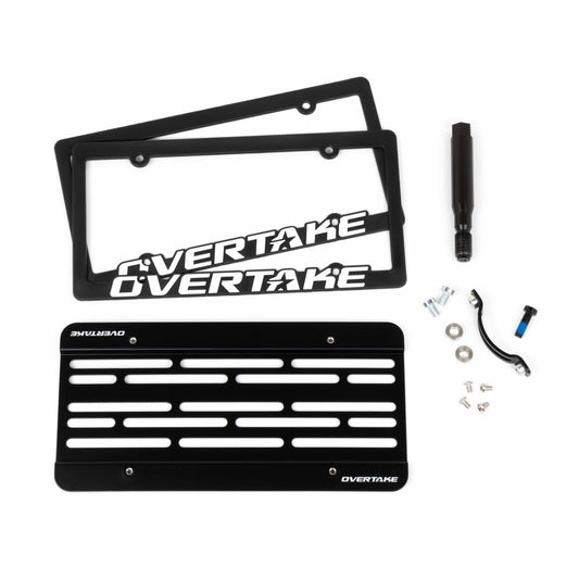 OVERTAKE MaxxAdjust License Plate Relocation Kit - Subaru 2008-2014 WRX, 2008-2014 STI