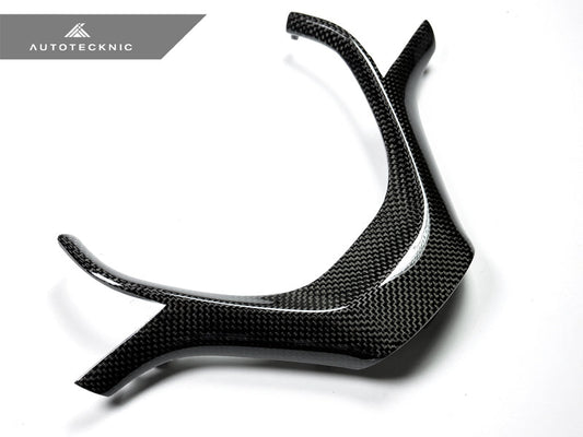 AutoTecknic Carbon Fiber Steering Wheel Trim - F30
