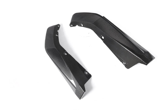 G8X Dry Carbon Fiber Rear OEM Style Replacement Bumper Splitters