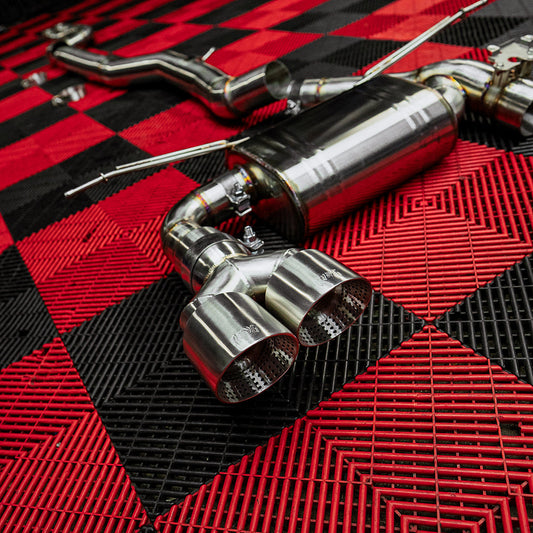 Rvng Designed 4” True Single Valved Exhaust System (F80 M3/F82 M4) | House of Apex - House of Apex