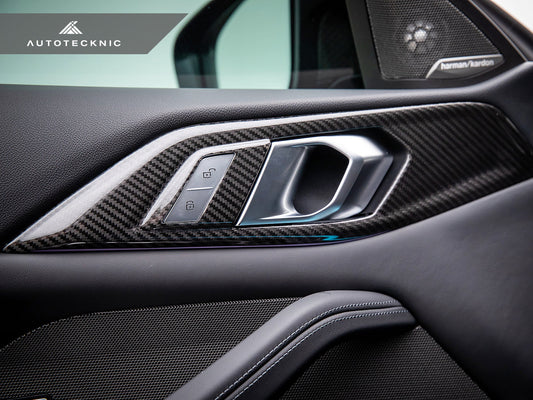 AutoTecknic Dry Carbon Interior Door Handle Trim Set - G82/ G83 M4