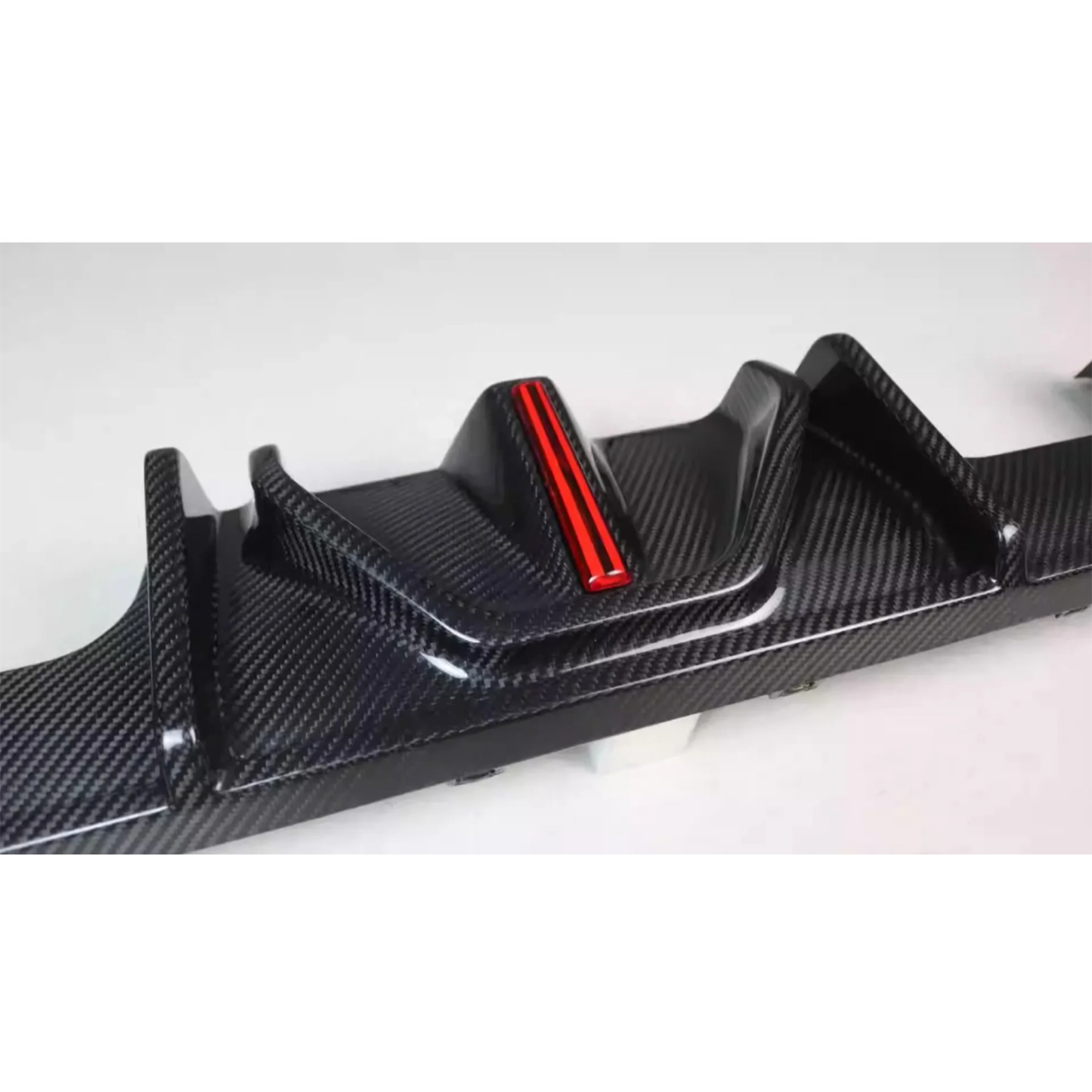 V2 Carbon Fiber Rear Diffuser w/ LED Light for BMW G80 M3/G82 M4