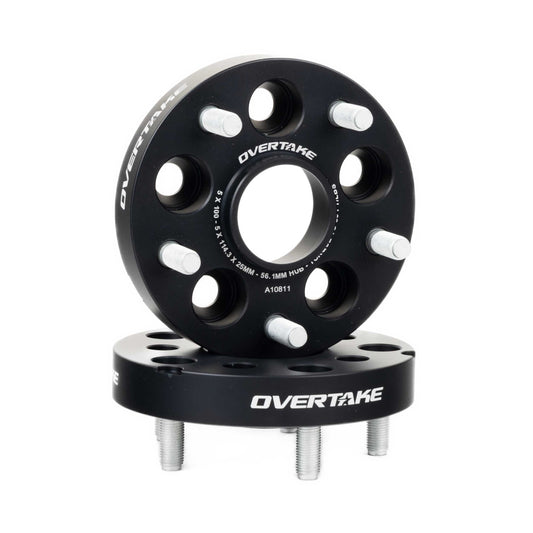 OVERTAKE GR86/BRZ Wheel Spacer Adapters - Pair - 25mm 5x100 to 5x114.3