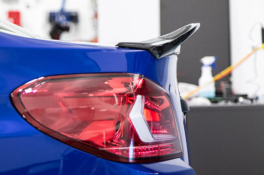 OLM V Style Carbon Fiber Trunk Spoiler - 2015+ WRX / STI