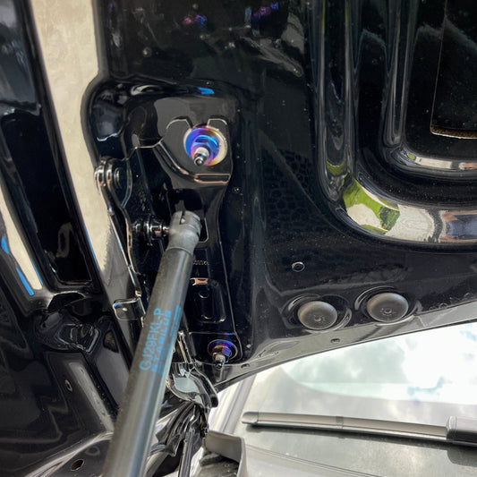 JDC Titanium Hood Bracket Hardware Kit | A90 Toyota Supra | House of Apex - House of Apex