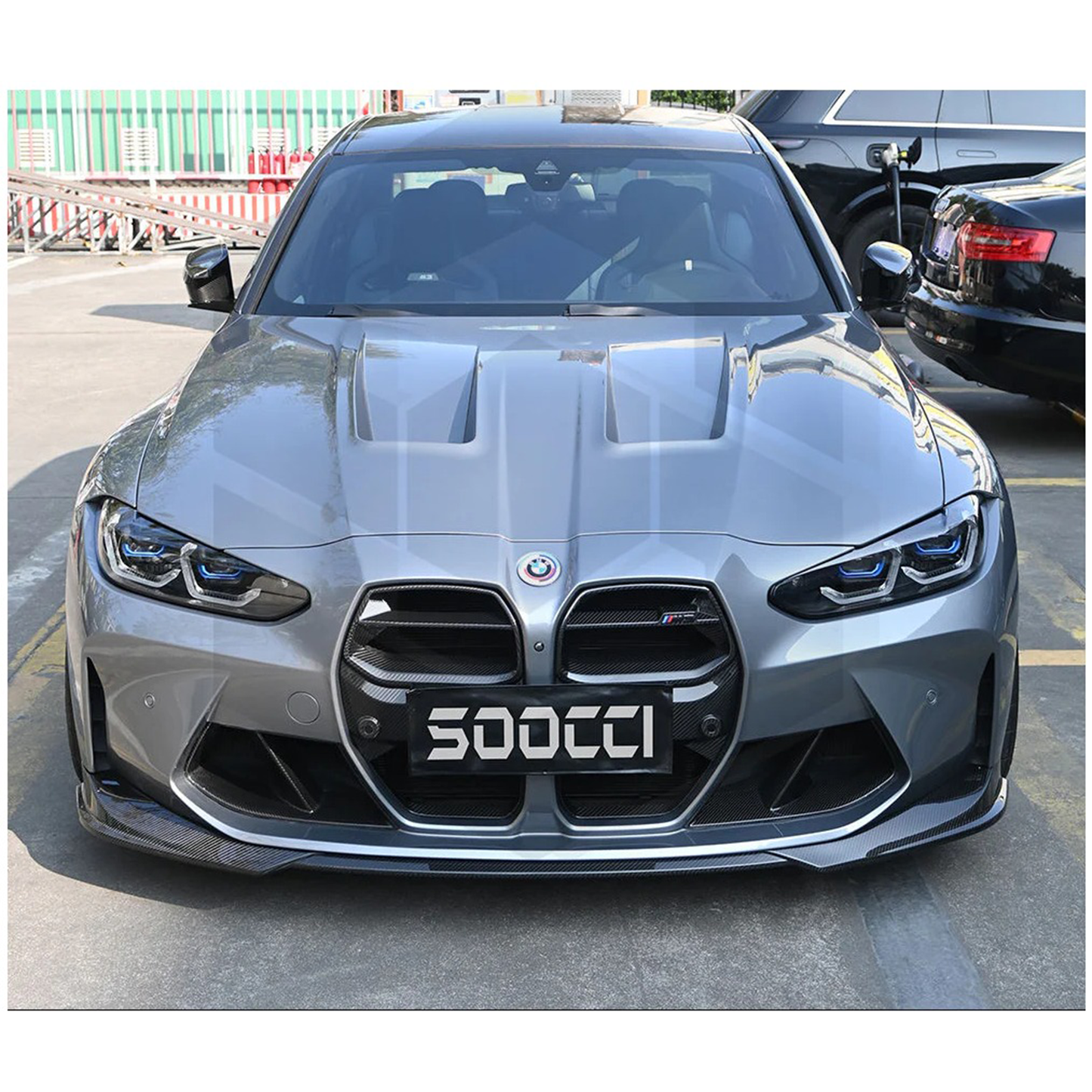 Carbon Fiber N Style Front Lip for BMW G80 M3/G82 M4
