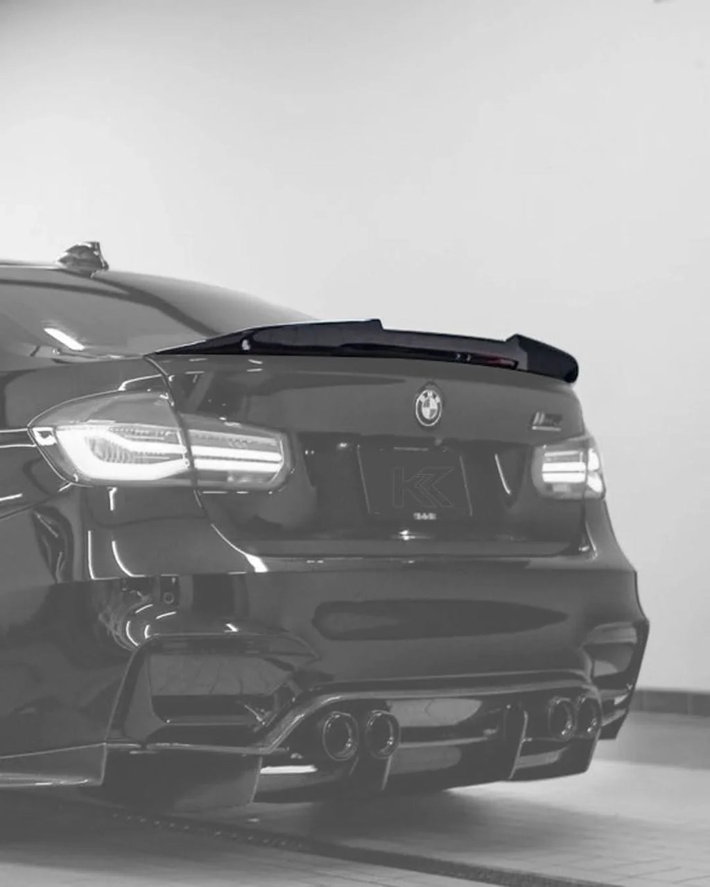 BMW 3 Series F30 F35/M3 F80 Sedan PSM Style Carbon Fiber Trunk Spoiler (2011 - 2019)
