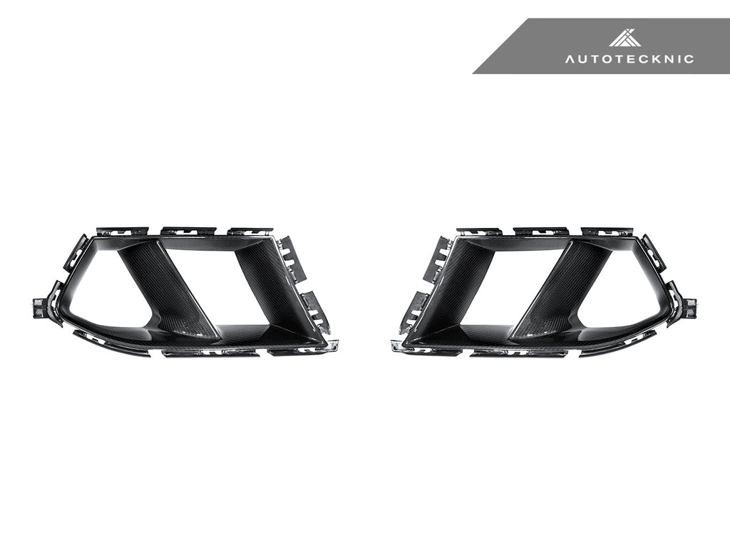 AutoTecknic Dry Carbon Front Bumper Lower Vent Set - G80 M3 | G82/ G83 M4