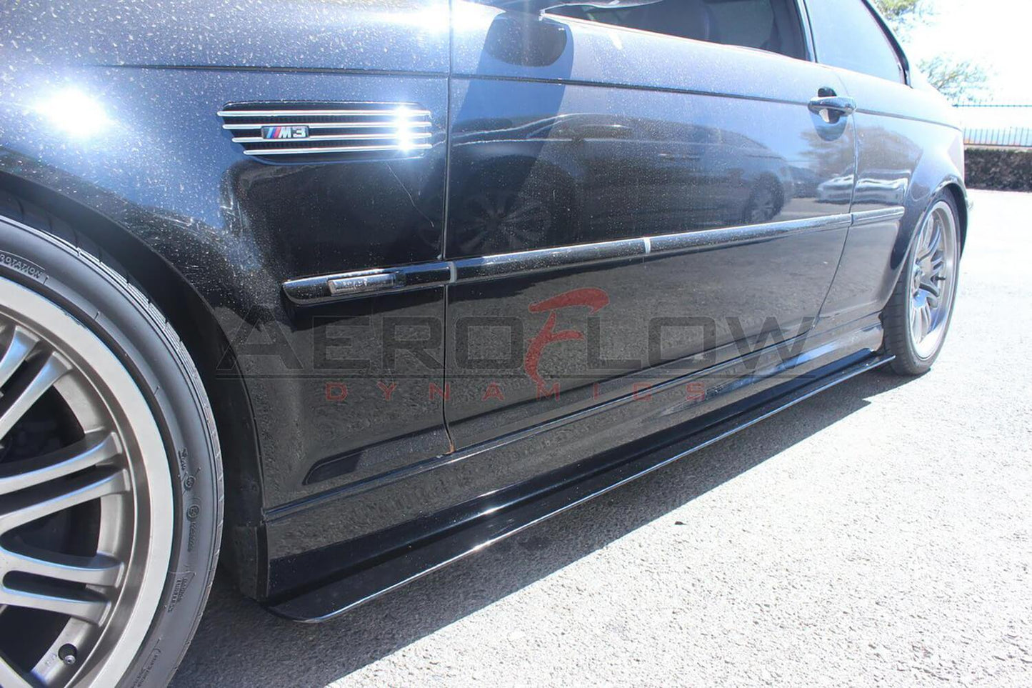 AeroFlow Dynamics 2000-2006 Bmw M3 Side Skirt Extension (E46)