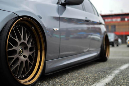 AeroFlow Dynamics 2006-2013 Bmw 328i 335i Side Skirt Extension V1 (E90)