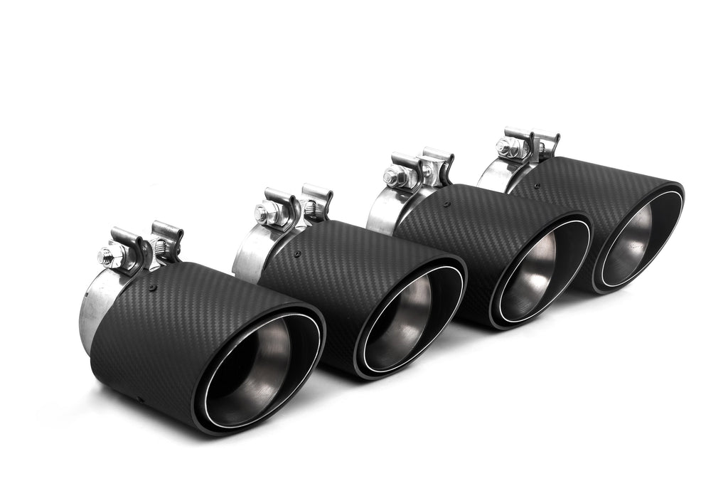 G90/G99 M5 OEM Style Dry Carbon Fiber Exhaust Tips