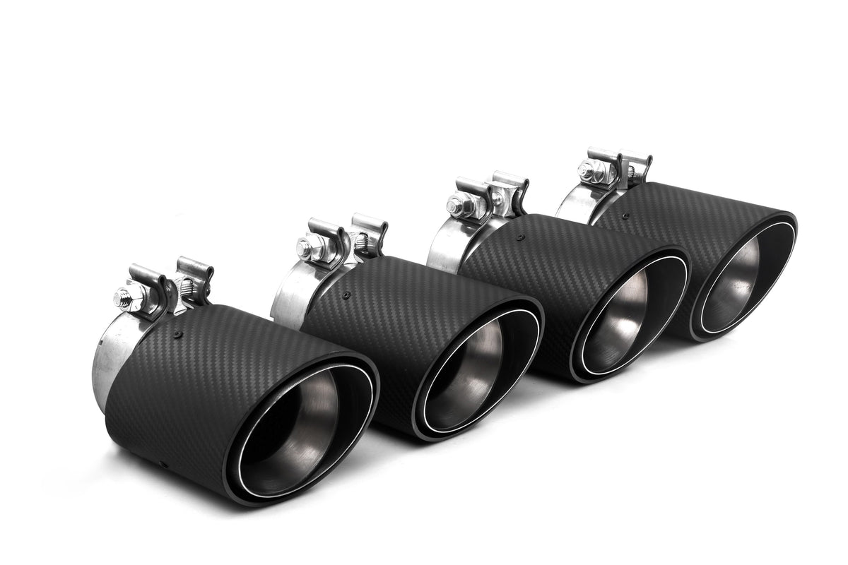 G90/G99 M5 OEM Style Dry Carbon Fiber Exhaust Tips