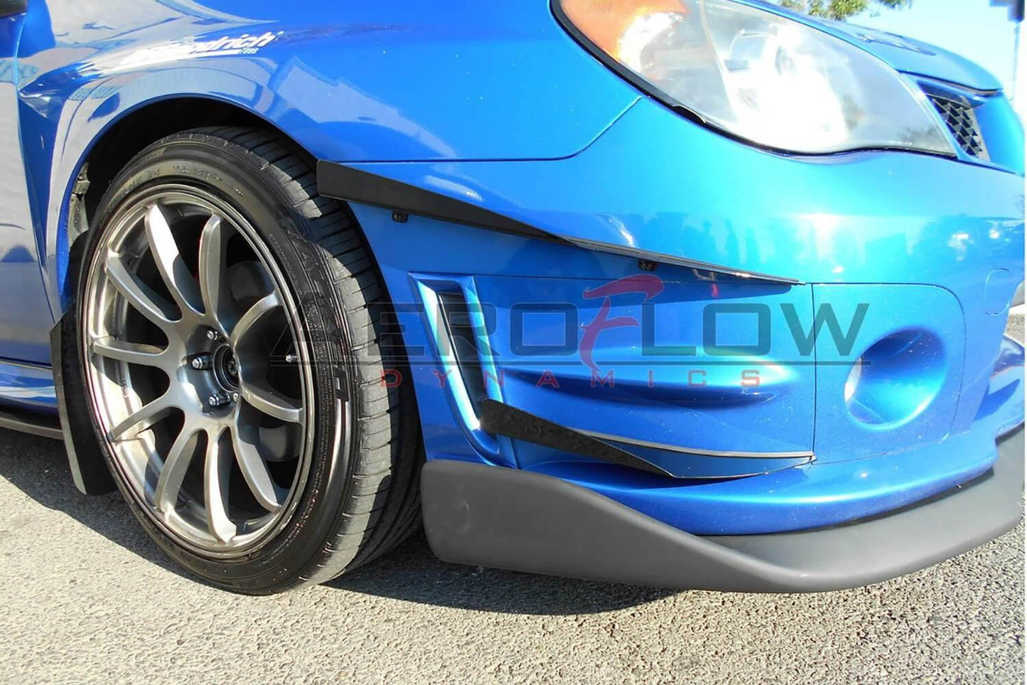 2006-2007 Subaru Wrx/Sti Front Bumper Canards V2