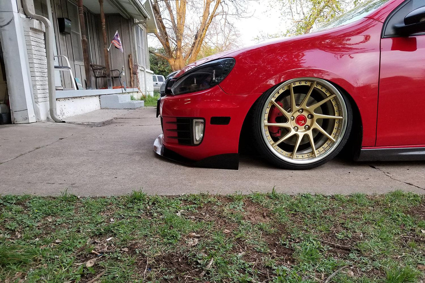 2010-2013 Volkswagen Golf GTI Splitter (MK6) V2
