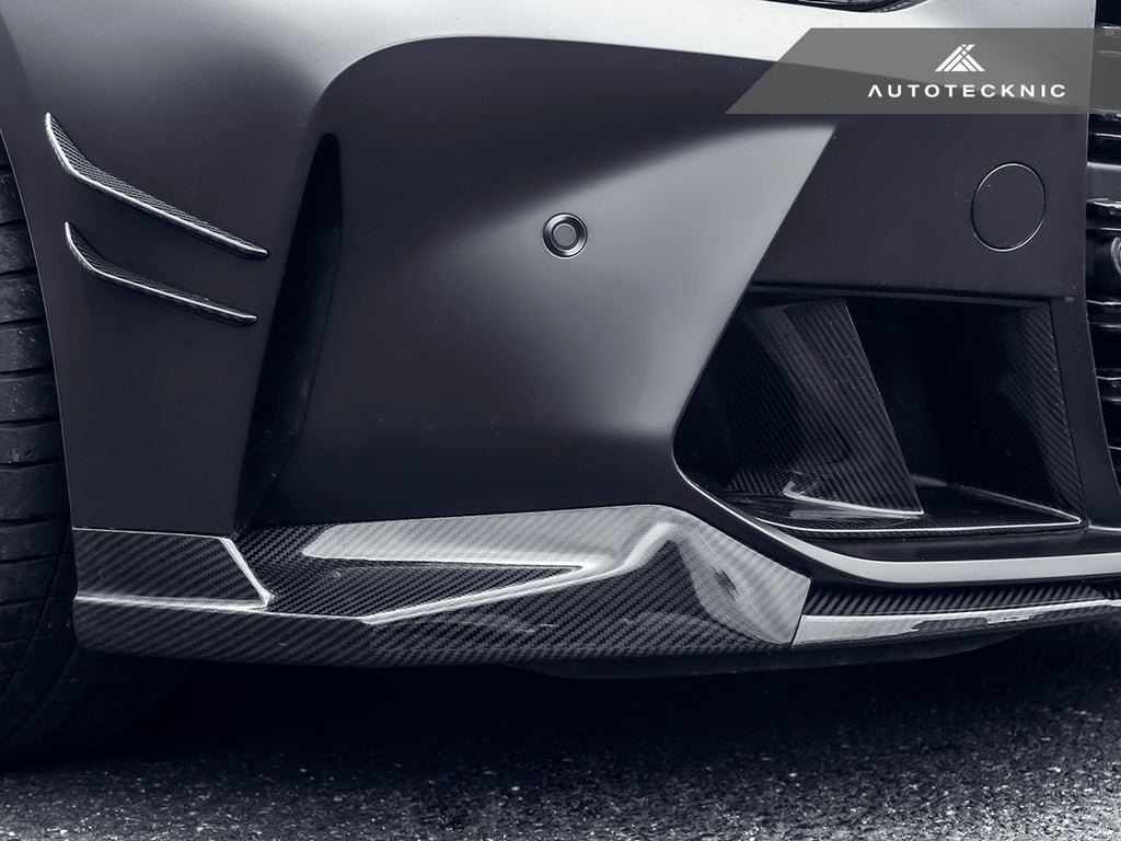 AutoTecknic Dry Carbon Front Bumper Lower Vent Set - G80 M3 | G82/ G83 M4