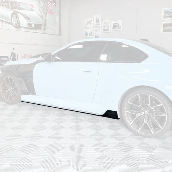 BMW 2 Series G87 M2 Carbon Fiber A Style Side Skirts (2023+)
