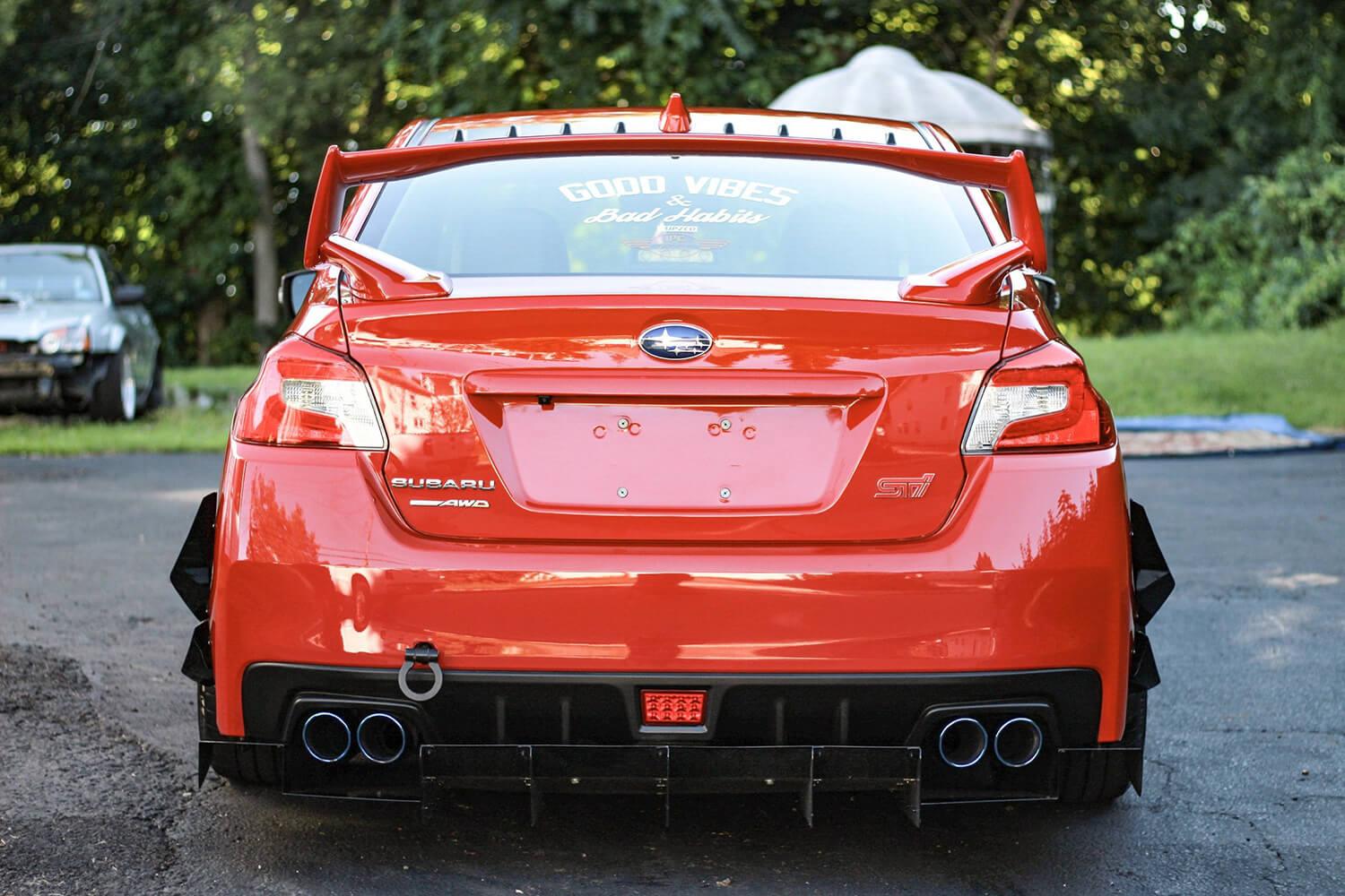 2015-2021 Subaru Wrx/Sti Rear Bumper Canards V1