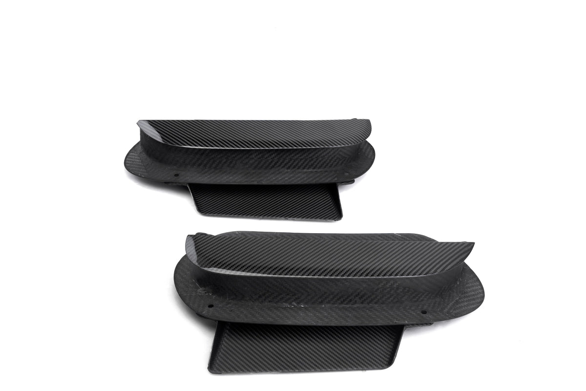 G90 M5 SQ Style Dry Carbon Fiber Vented Hood Inlet and Trim