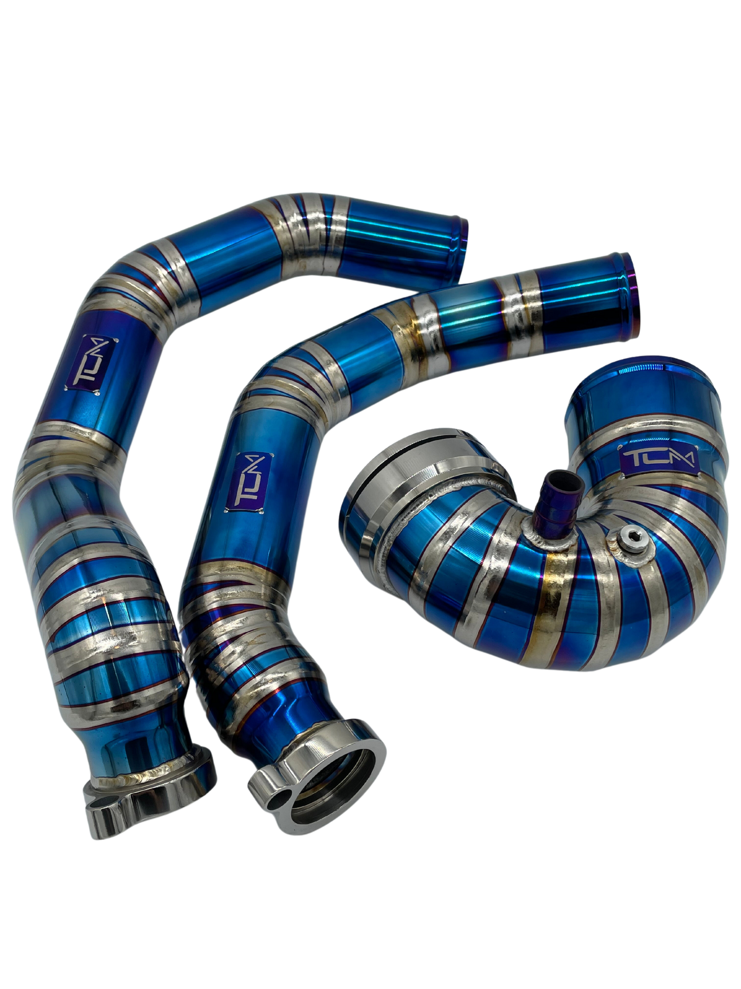 TCM Titanium Charge Pipe Kit BMW M3 M4 M2C F80 F82 F87 S55 | House of Apex - House of Apex
