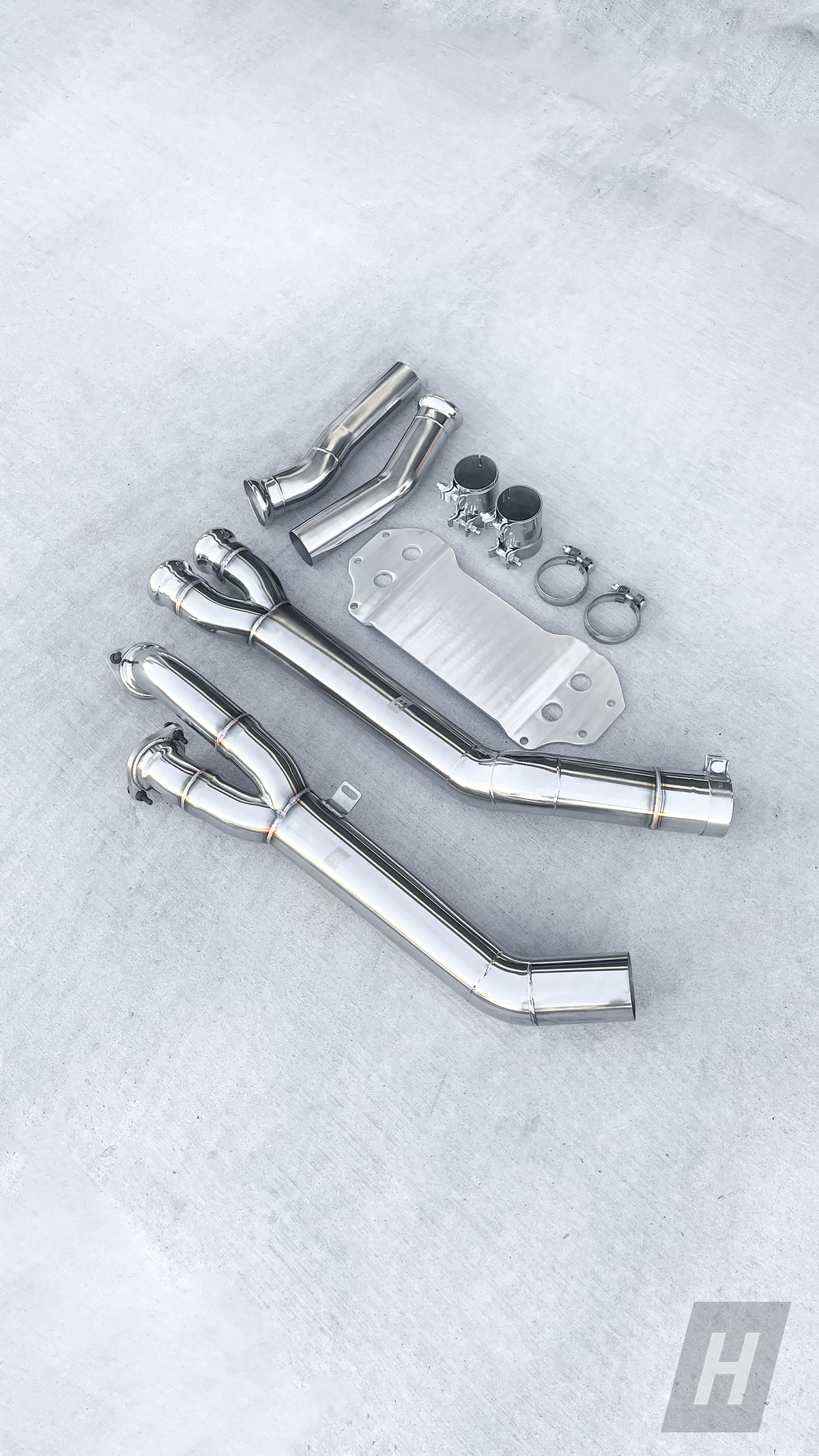 HM S58 Single Midpipe w/ Extended Brace - G87 M2