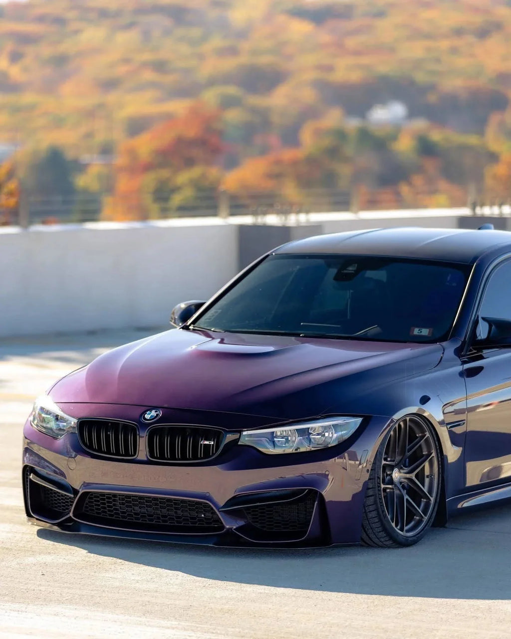 BMW 3 Series F80 M3 F82 F83 M4 CS Style Carbon Fiber Front Lip (2015 - 2019)