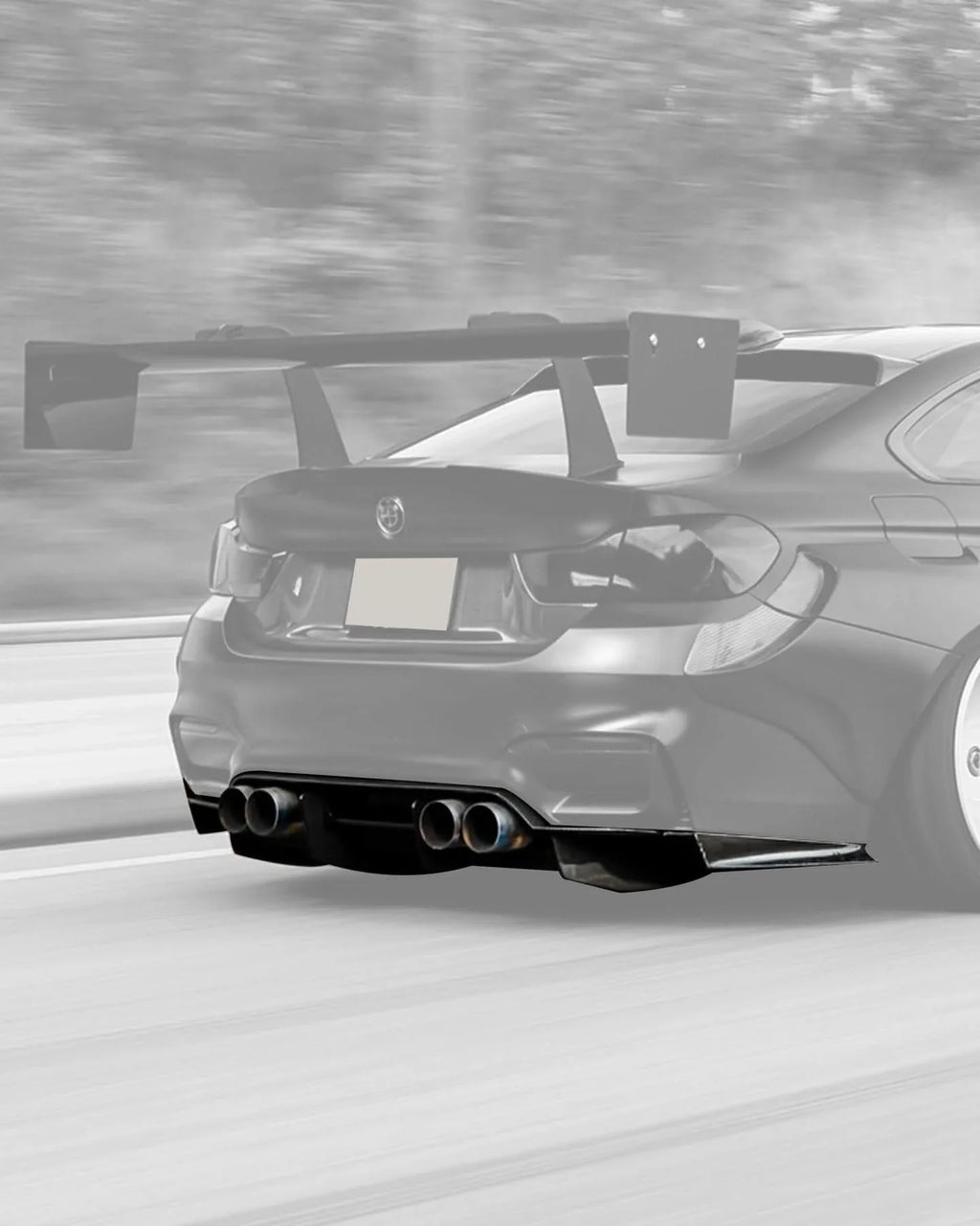 BMW 3 Series F80 F82 M3 M4 PSM Style Carbon Fiber Rear Diffuser Under Tray (2015 - 2020)