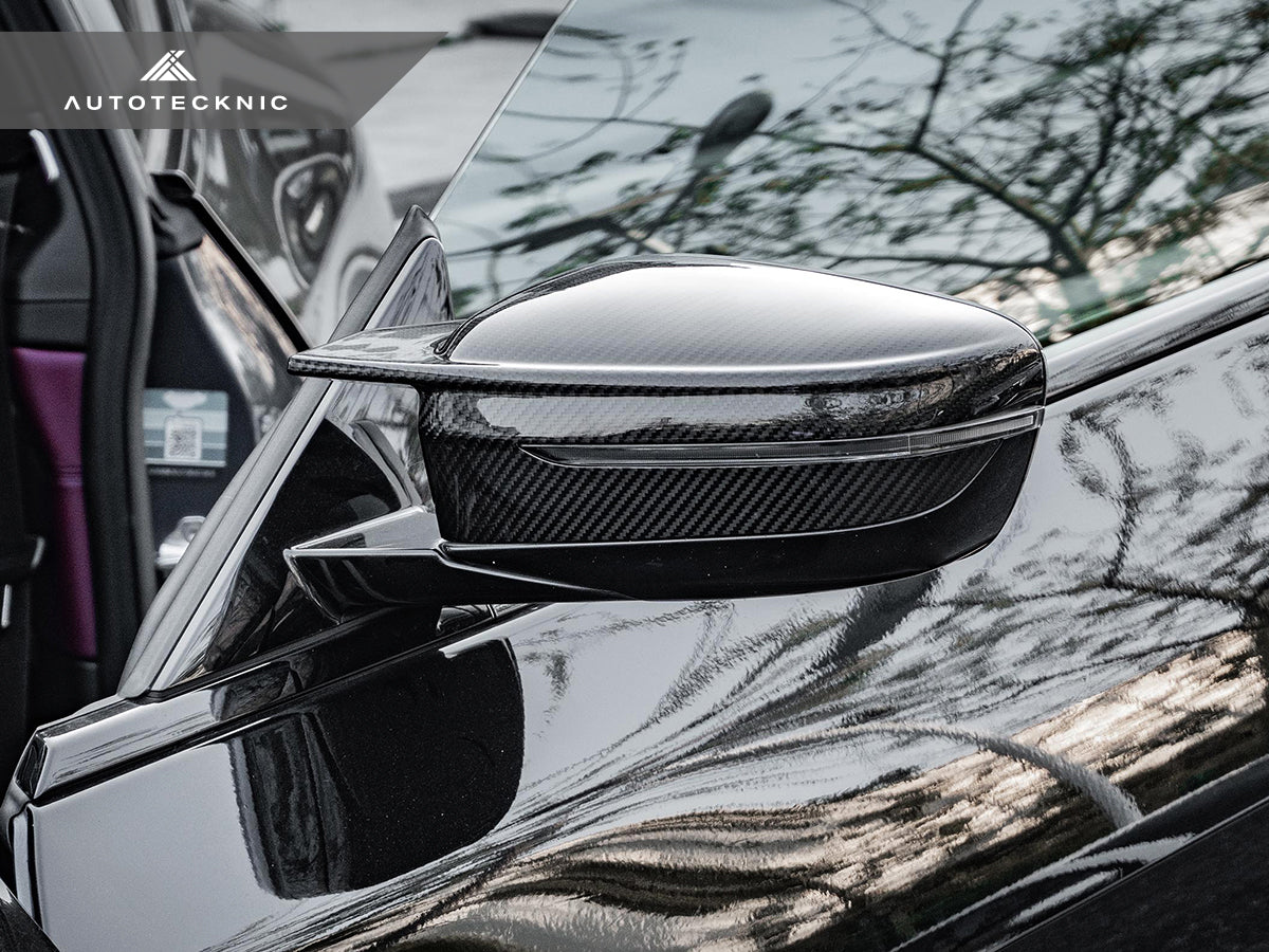 AutoTecknic G8X Style M-Inspired Version II Dry Carbon Mirror Covers - G20 3-Series