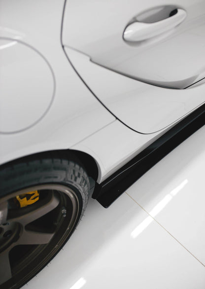AeroFlow Dynamics 2020 - 2022  Toyota Supra A90 Side Skirt Extensions V1