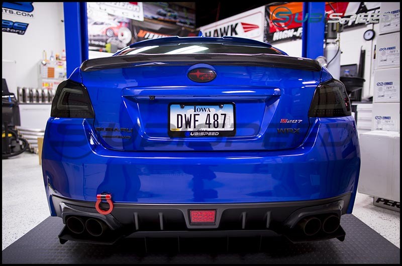 OLM Carbon Fiber OEM Style Low Profile Spoiler - 2015-2021 Subaru WRX / STI