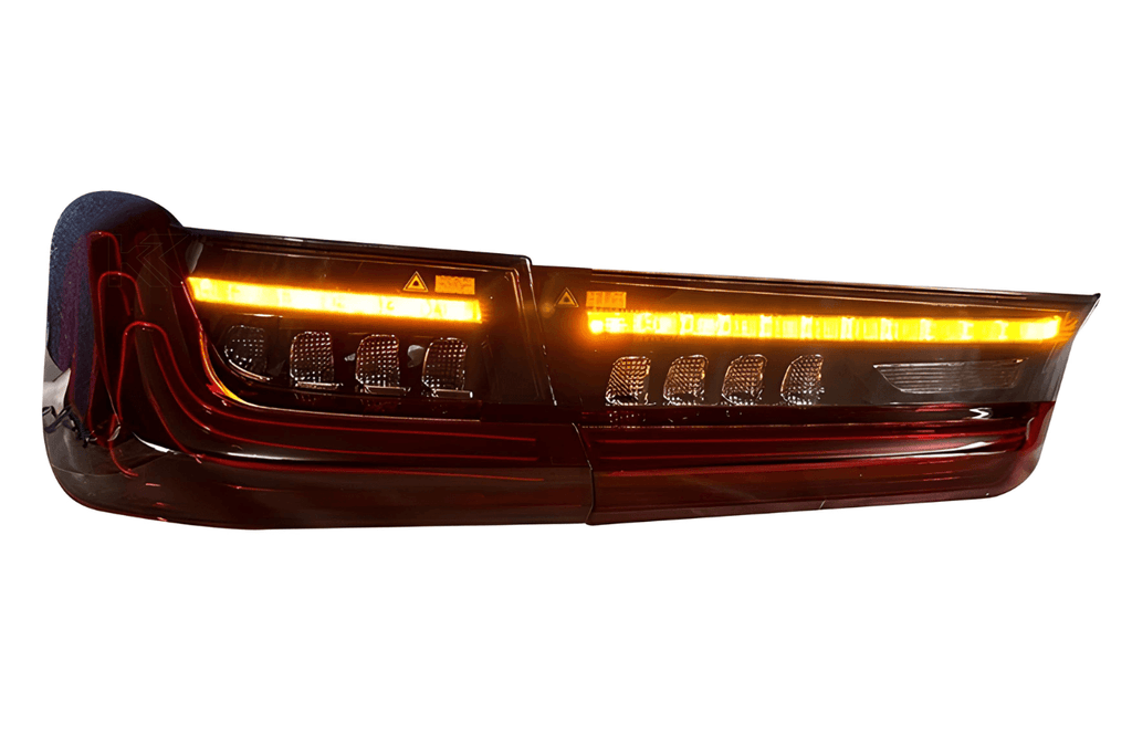 BMW 3 Series G20 G28 Red and Smoked CSL Style Laser Tail Lights (2019-2024)