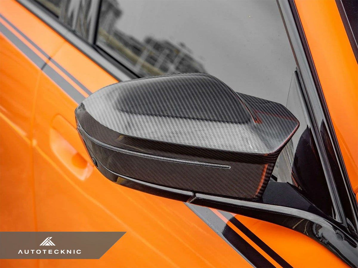 AutoTecknic Dry Carbon Fiber Mirror Cap Set - BMW G90/ G99 M5
