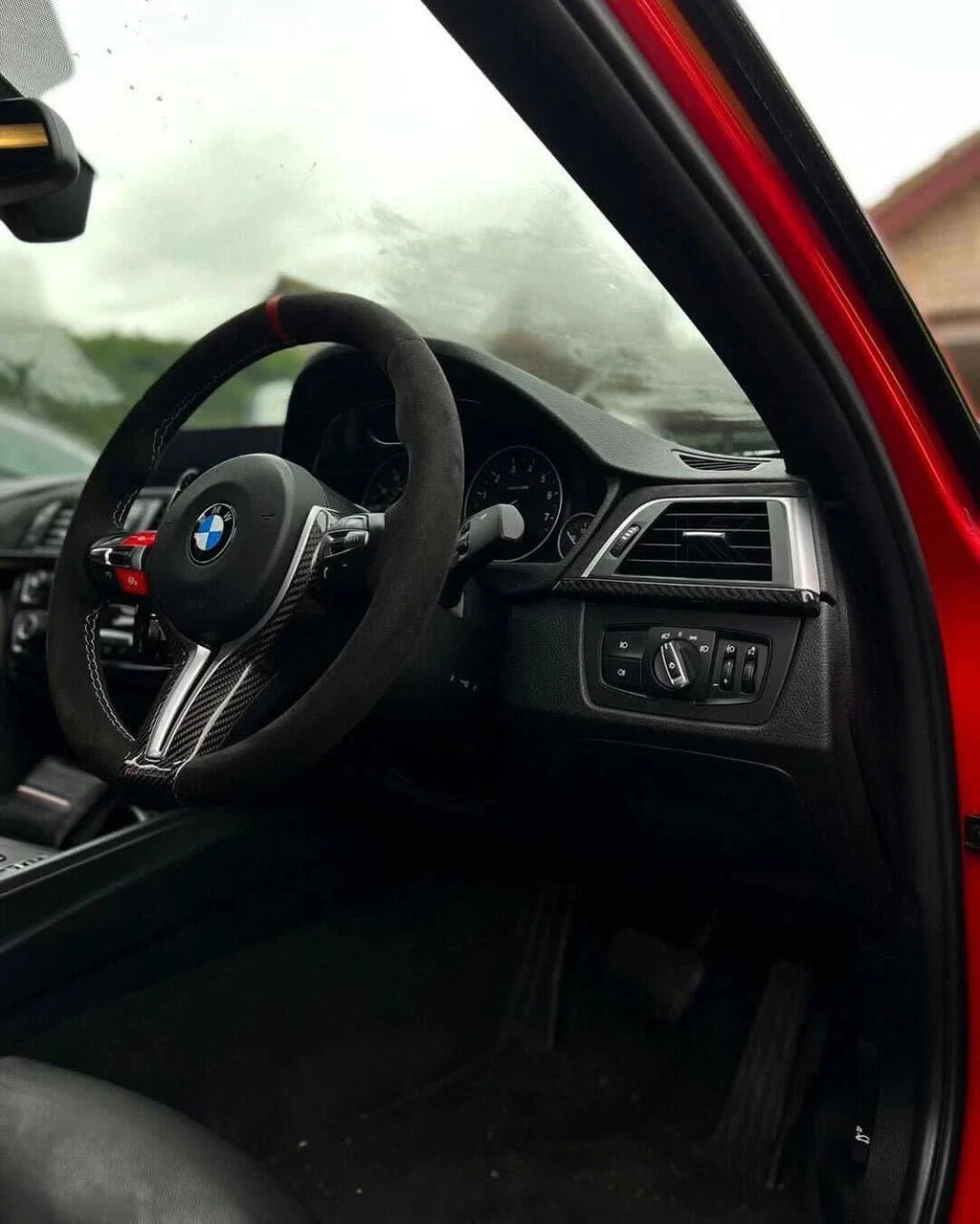 BMW 3 Series F30 Carbon Fiber Radio Cover Trim (2011 - 2019)