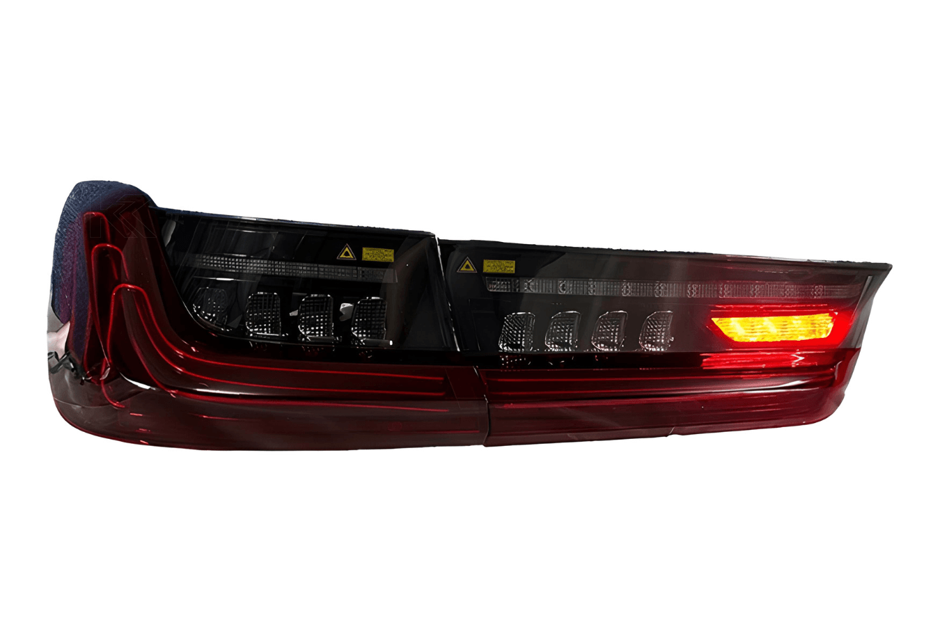 BMW 3 Series G20 G28 Red and Smoked CSL Style Laser Tail Lights (2019-2024)