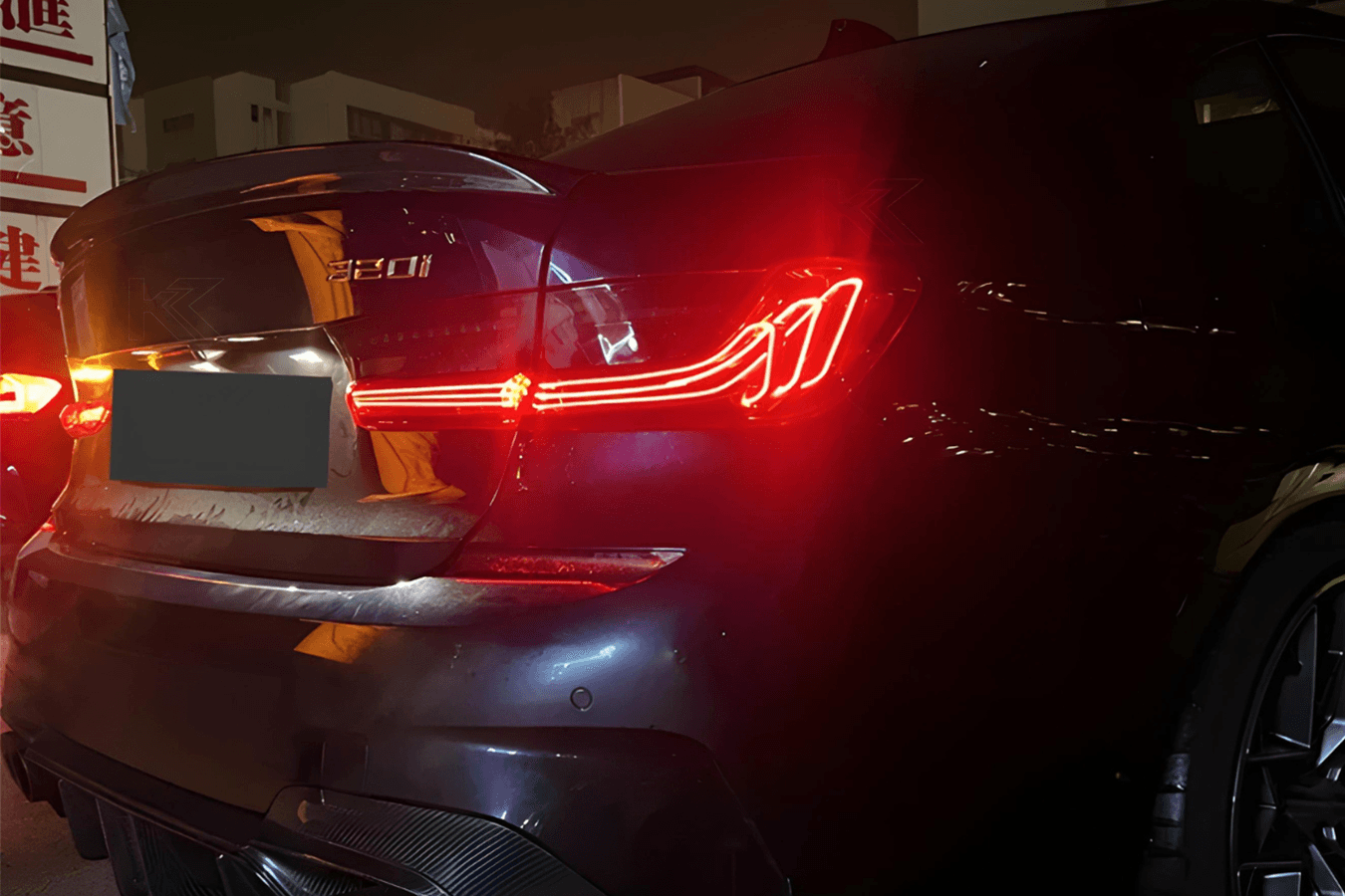 BMW 3 Series G20 G28 Red and Smoked CSL Style Laser Tail Lights (2019-2024)