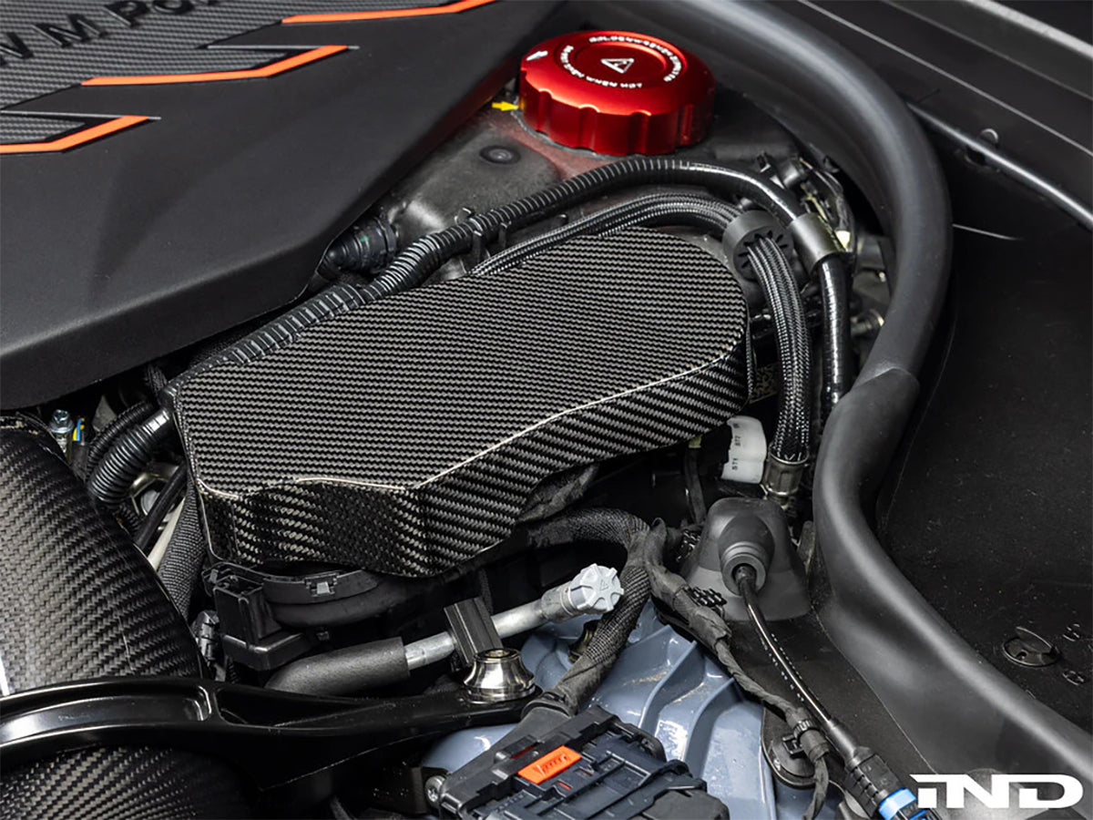 AutoTecknic Pre-Preg Carbon Engine Cover Extension Set - BMW G90/ G99 M5