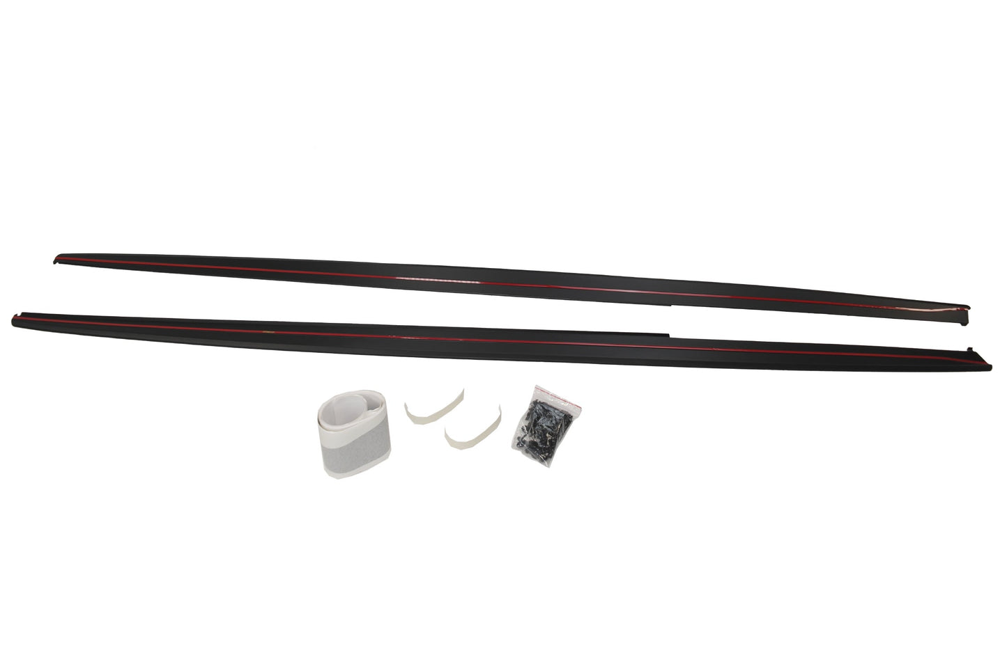 2012-2019 BMW F30 3-Series Performance Style Side Skirt Extension with Decal