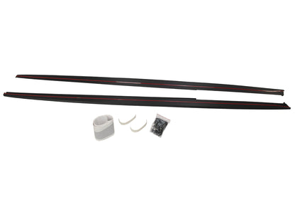 2012-2019 BMW F30 3-Series Performance Style Side Skirt Extension with Decal