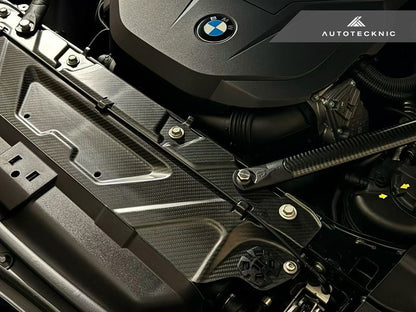 AutoTecknic Dry Carbon Fiber Cooling Shroud - G20 3-Series