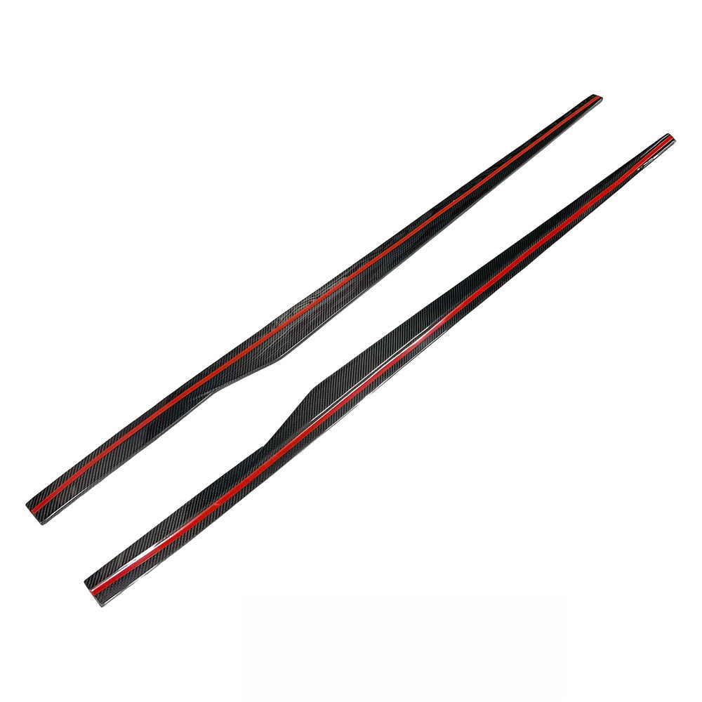 G87 Dry Carbon Fiber Side Skirt Extensions