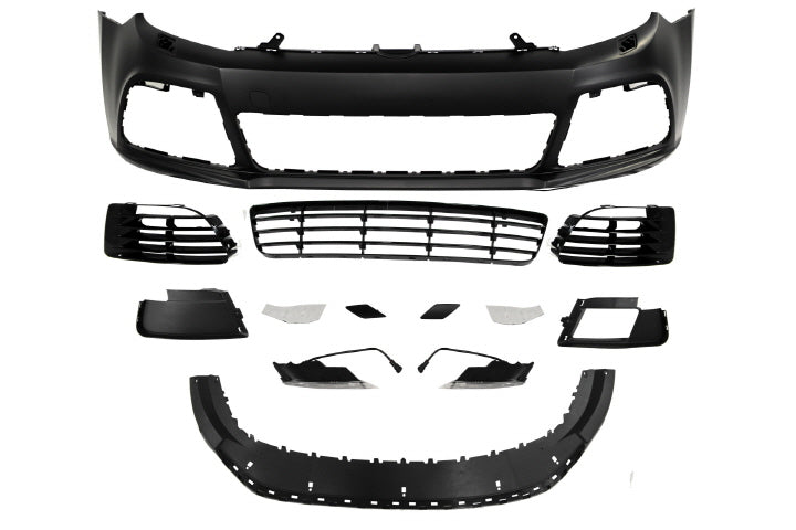 2010-2014 Volkswagen MK6 Golf R Style Front Bumper without PDC Hole