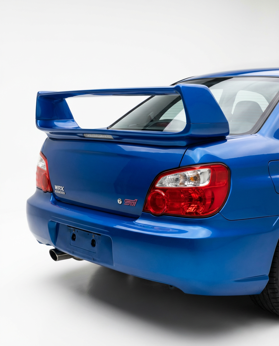 2002-2007 Subaru Impreza WRX Sti OE Trunk Spoiler w/ 3RD Brake Light