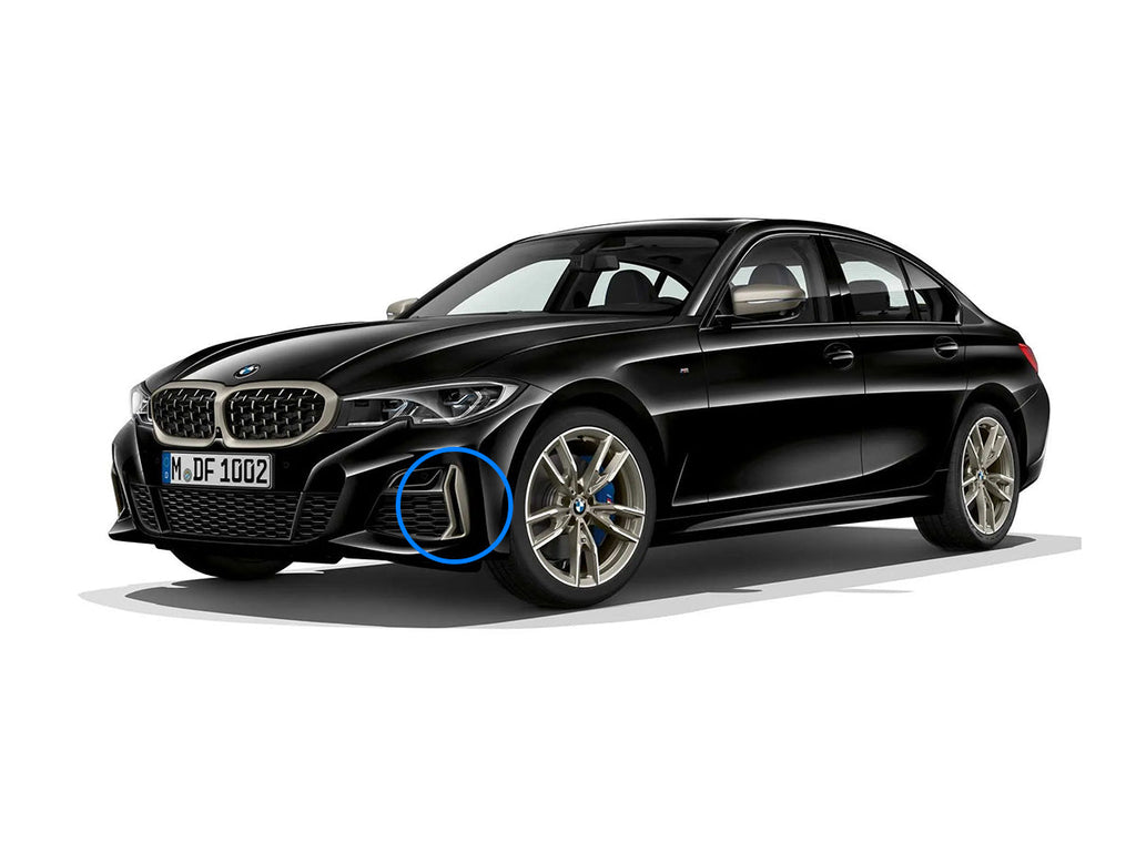 AutoTecknic Dry Carbon Front Bumper Grille Trim Set - G20 M340i M-Sport Pre-LCI