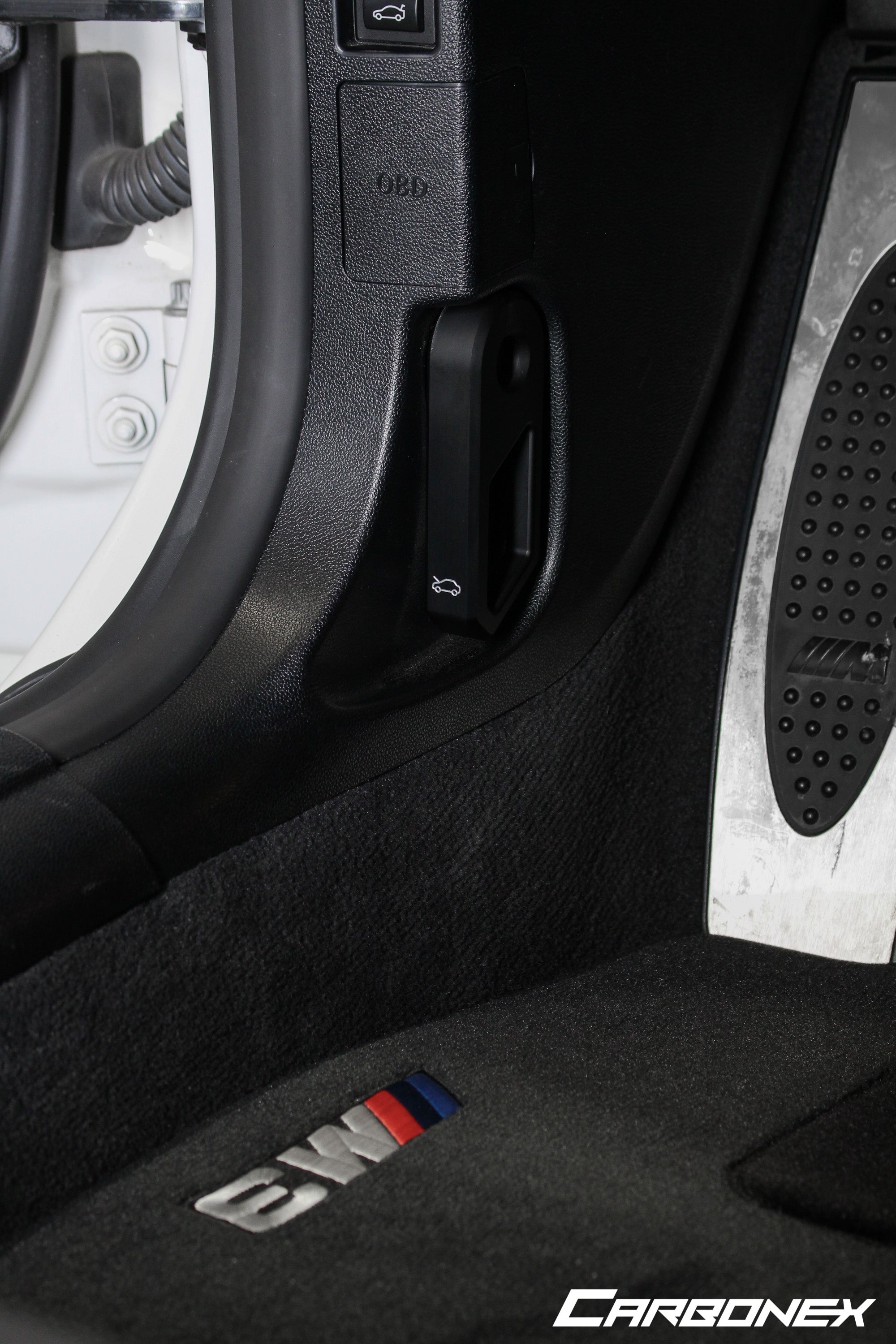 BMW E Chassis Hood Latch Handle - Black | 1M, M3 | 1, 3 Series