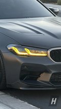 HM CSL Yellow DRL LED Headlight Module Set - F90 M5 | G30 5-Series