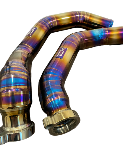 TCM Titanium Charge Pipe Kit BMW M3 M4 M2C F80 F82 F87 S55 | House of Apex - House of Apex