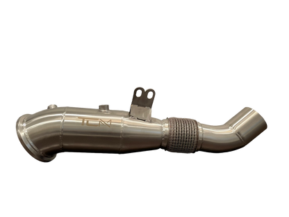 TCM B58 4.5" High Flow Catted Downpipe BMW 240i/340i/440i/Supra/X3 F/G Chassis | House of Apex - House of Apex