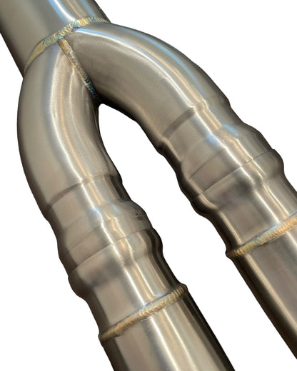 TCM 3.5" Single Midpipe w/ Brace BMW M2 G87 S58 | House of Apex - House of Apex