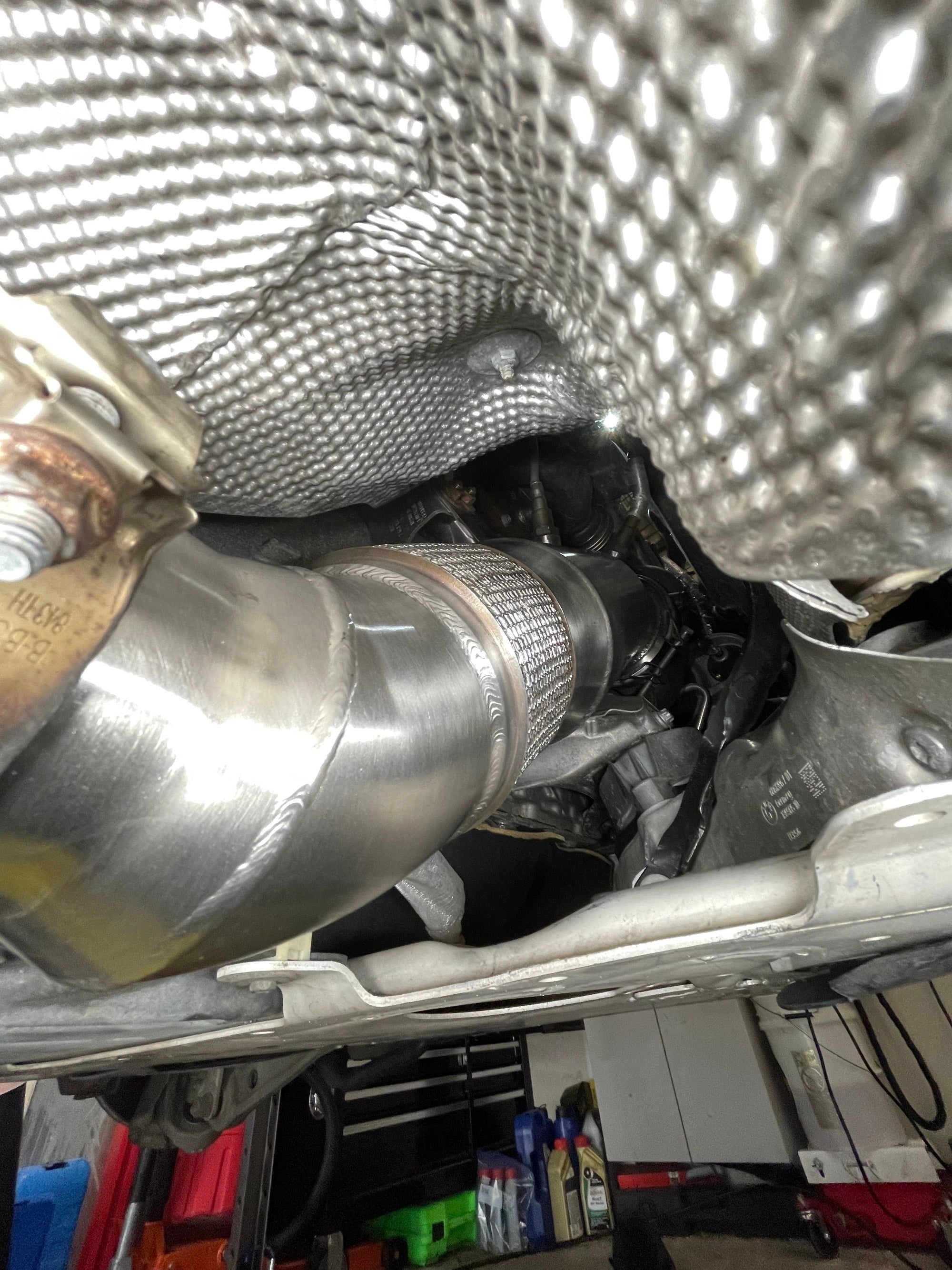 TCM B58 5" Race Downpipe BMW 240i/340i/440i/Supra/X3 F/G Chassis Gen 1&2 | House of Apex - House of Apex
