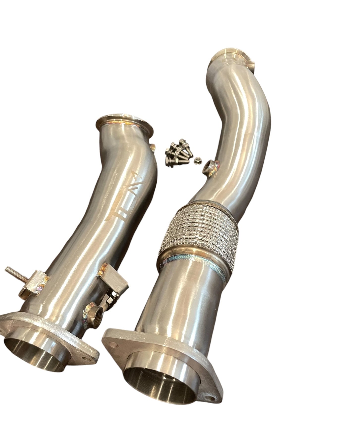 TCM 3.5" Catless Downpipes BMW M2/M3/M4 G80 G82 G87 S58 | House of Apex - House of Apex